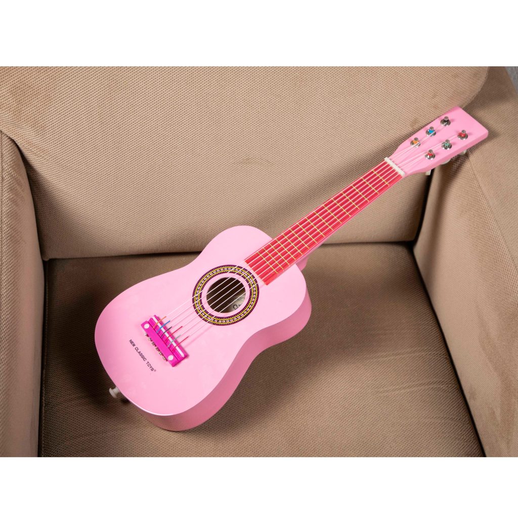 Guitare rose