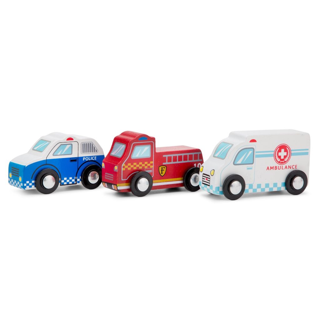 3 mini voitures pour les petits chauffeurs.