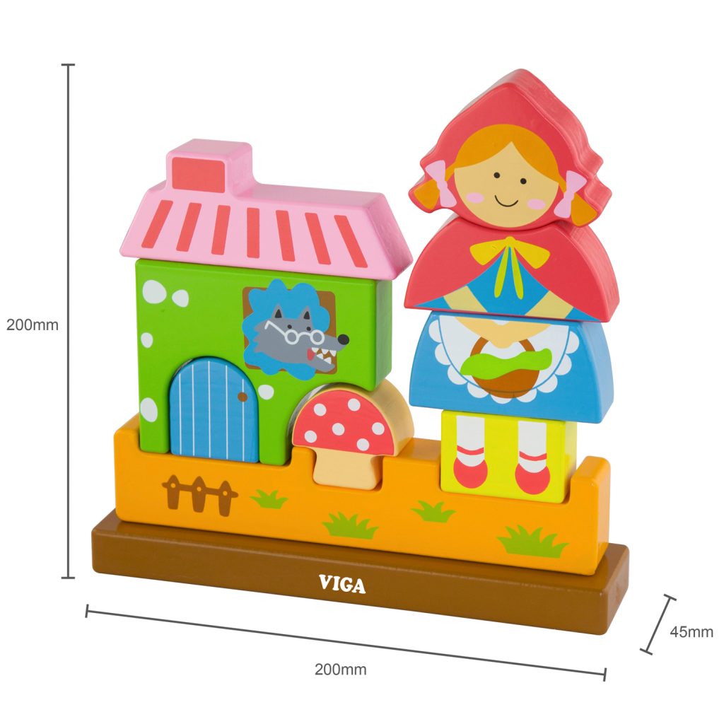 Puzzle magnetique 3d - Le petit chaperon rouge
