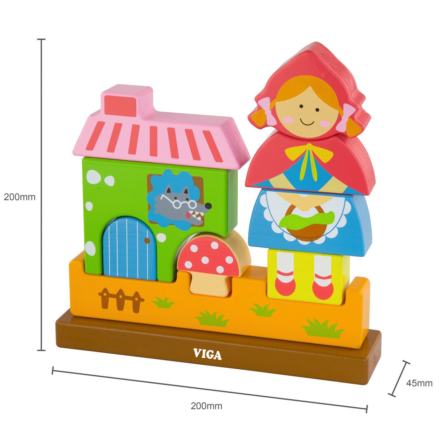 Puzzle magnetique 3d - Le petit chaperon rouge – Image 3
