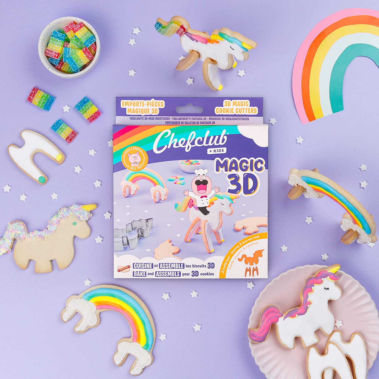 Emporte-pièces - Licorne & Arc-en-Ciel 3D – Image 2