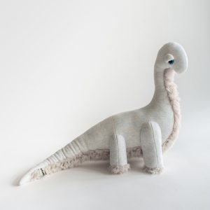 Petit diplo bleu glace - Peluche en tissus cousue main – Image 1