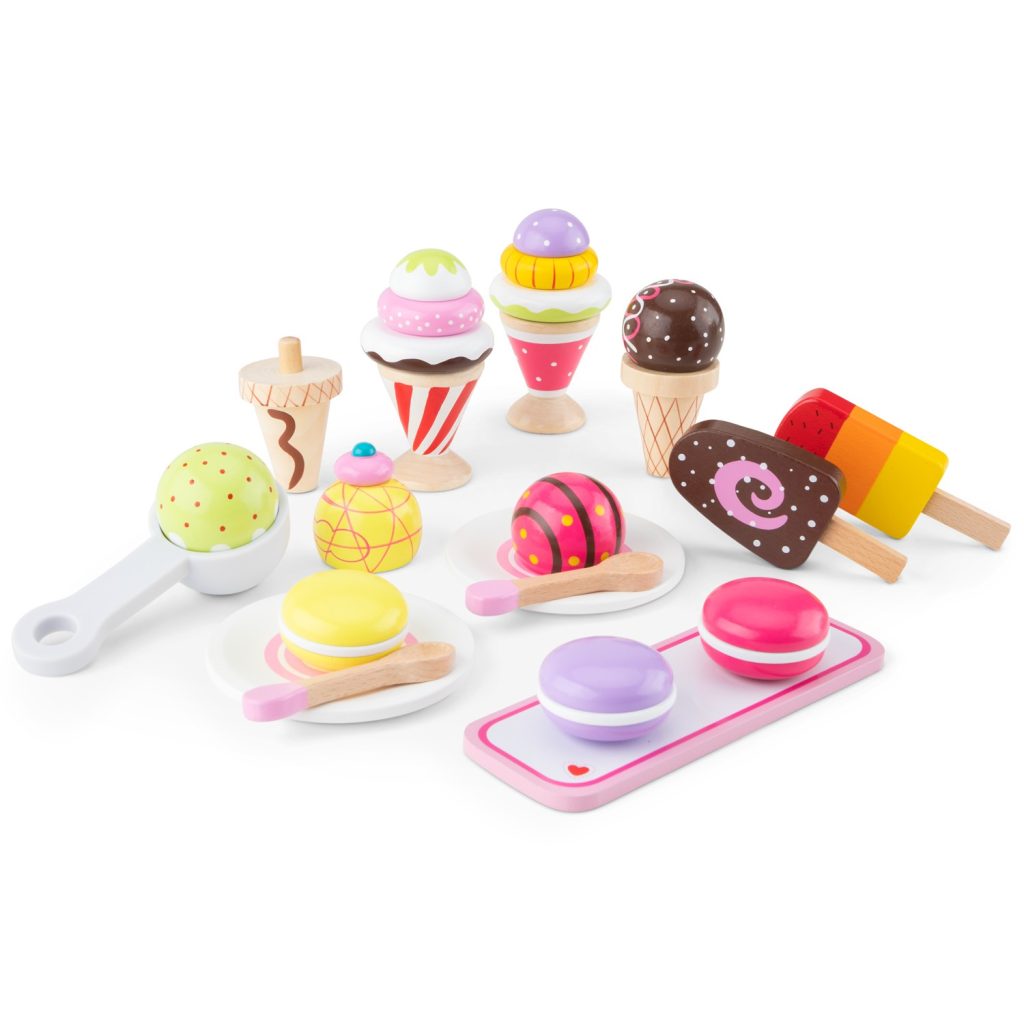 Ice cream set en bois