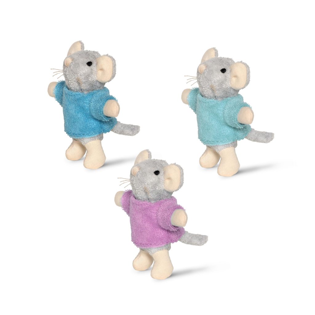 Peluche Triplettes de souris (8 cm) - Le Manoir des souris