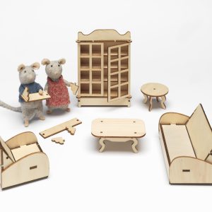 Kit de meubles - Le salon du Manoir des souris – Image 4