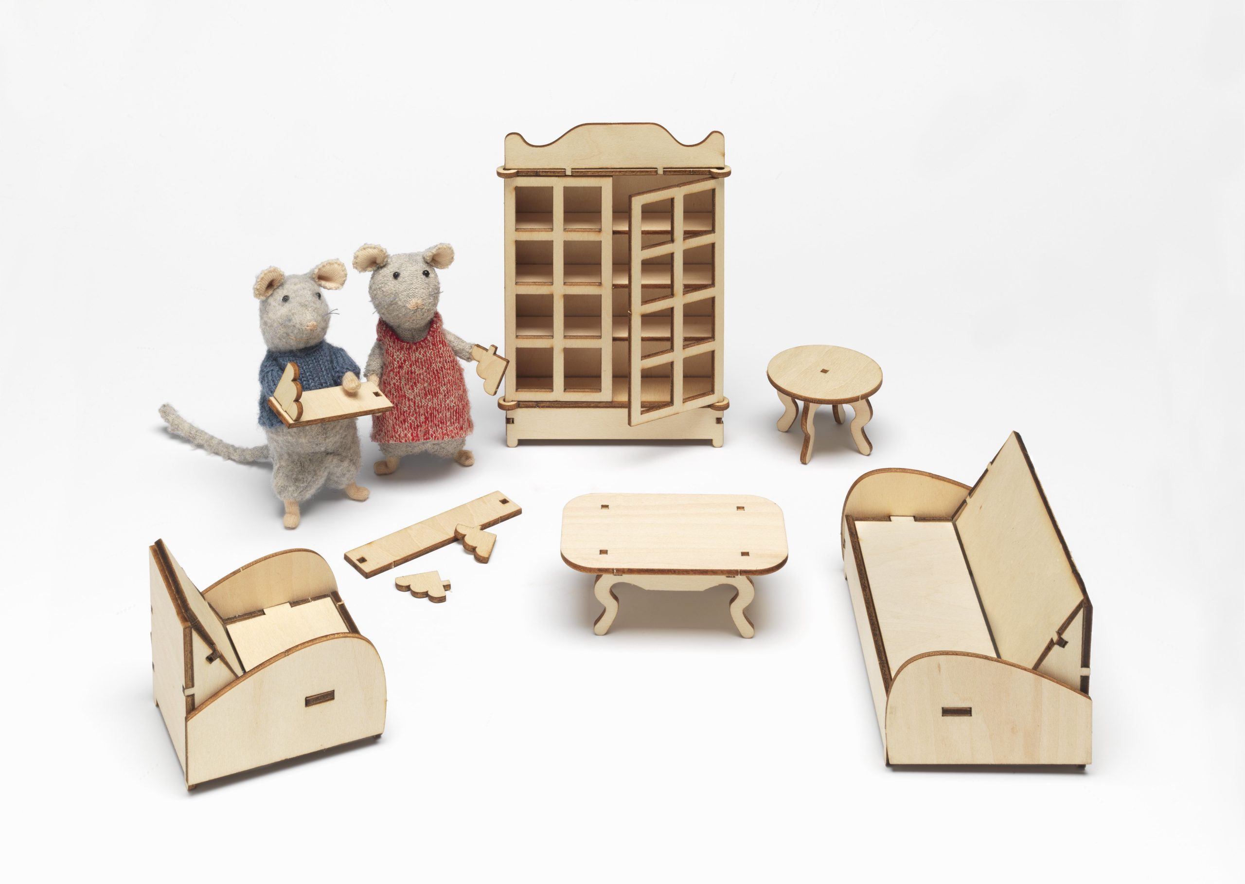 Kit de meubles - Le salon du Manoir des souris – Image 4