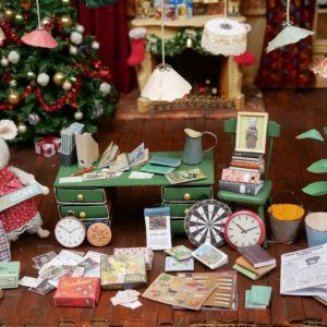 Découpes de maison de poupée DIY pour enfants - Salon et chambre (échelle 1:12) – Image 4