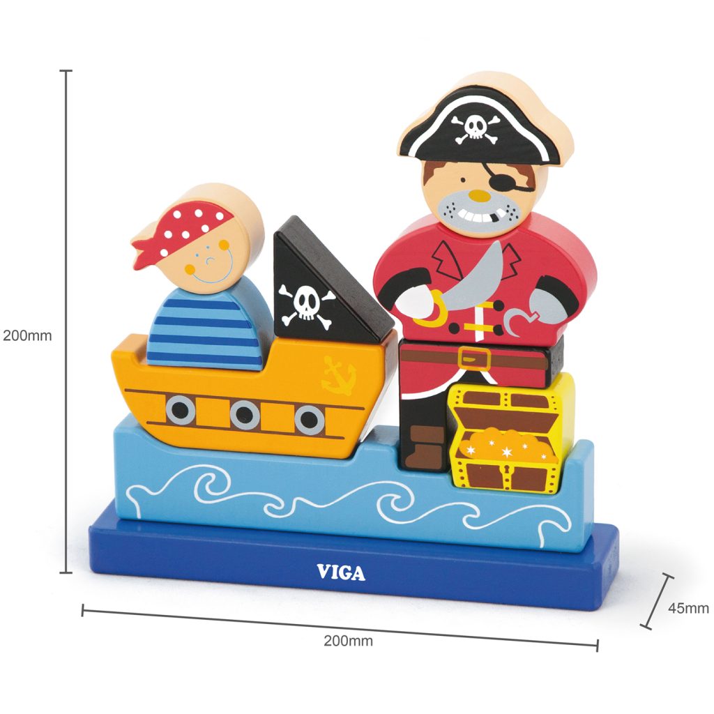 Puzzle magnétique 3d - Le pirate