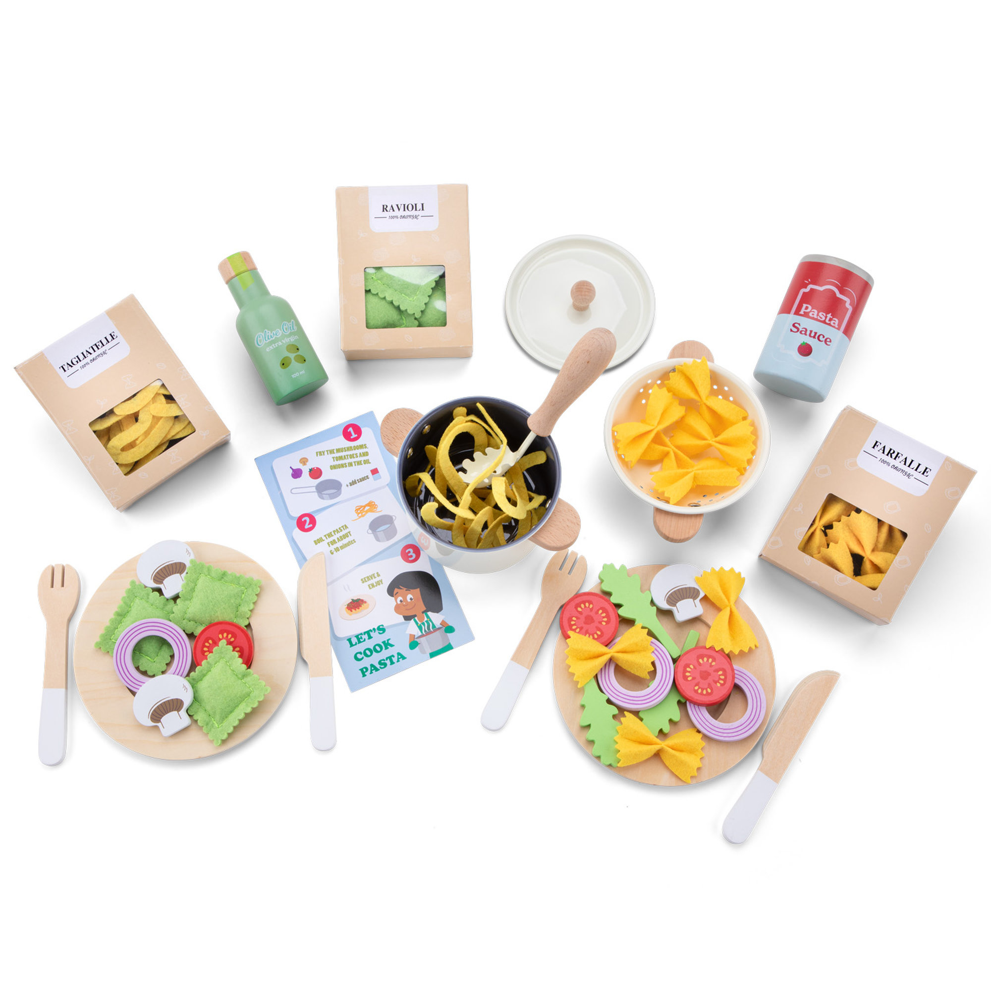 Pasta party ! Dinette en bois 100 % certifié FSC – Image 5