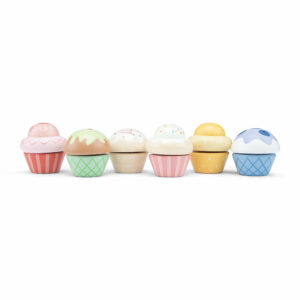 Assortiment de cupcake en bois – Image 1