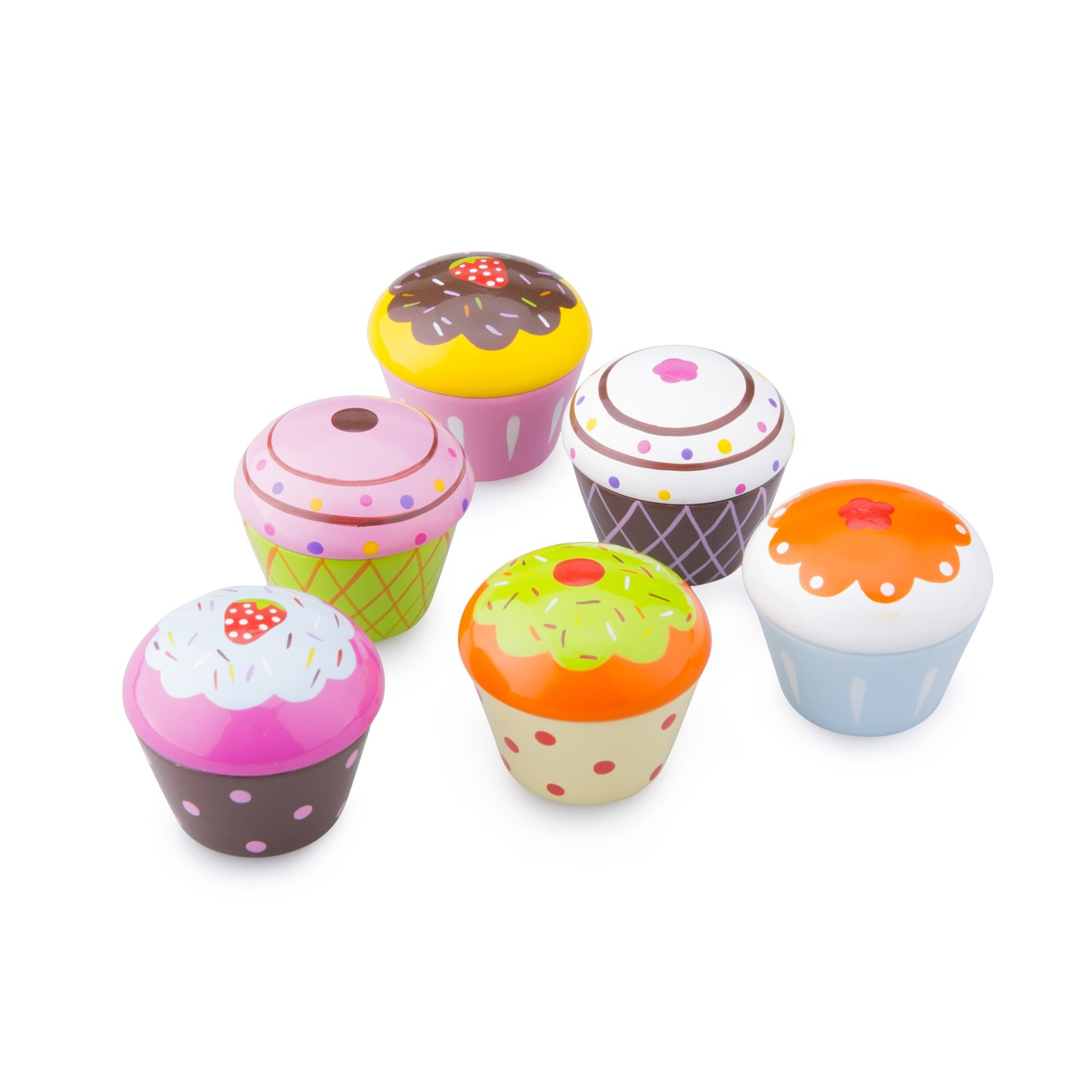 Assortiment de cupcake en bois – Image 3