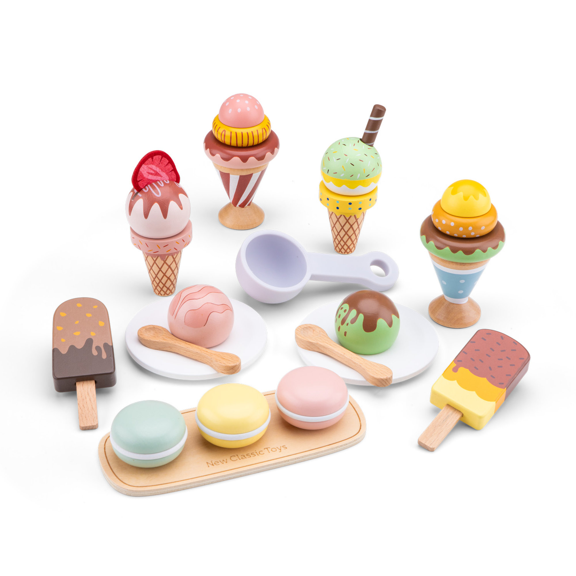 Marchand de glaces en bois – Coffret de 26 pièces dès 3 ans – Image 3