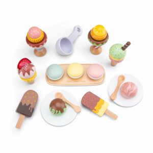 Marchand de glaces en bois – Coffret de 26 pièces dès 3 ans – Image 2
