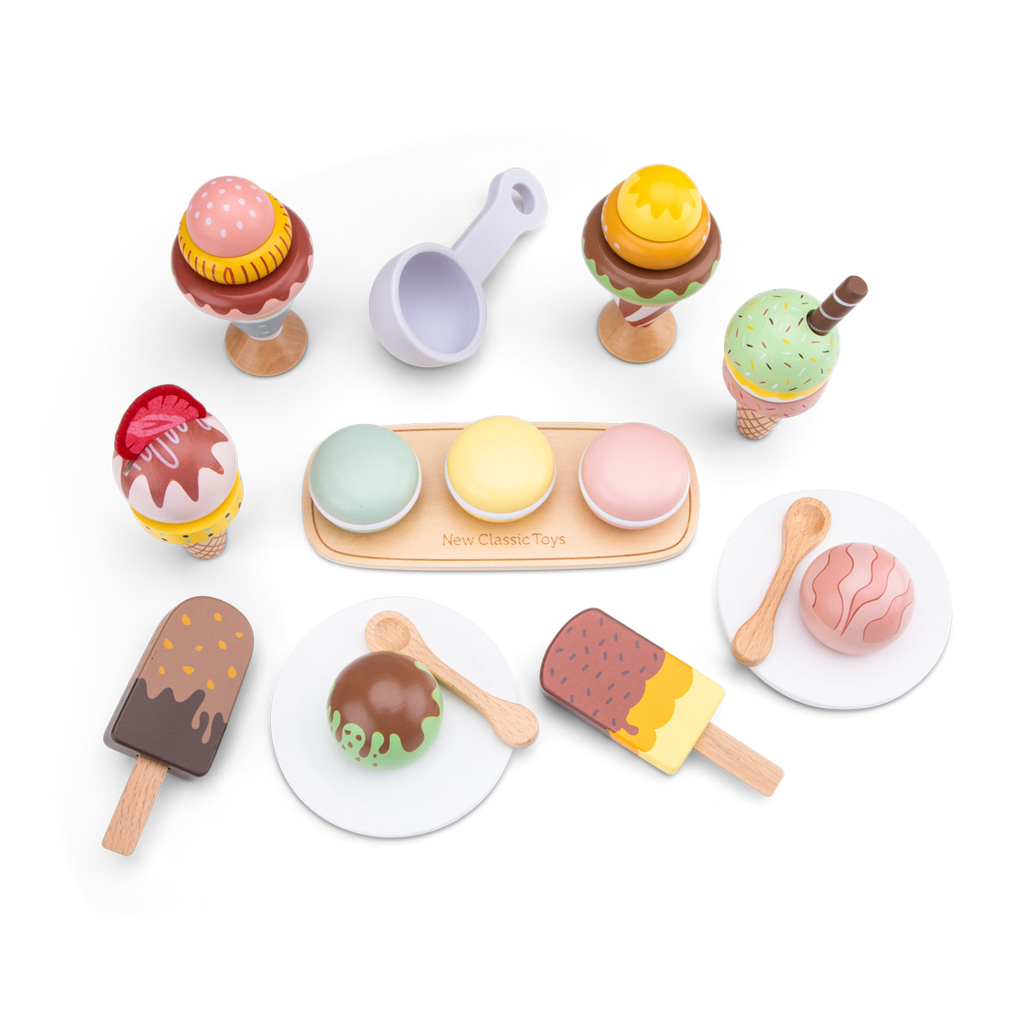 Marchand de glaces en bois – Coffret de 26 pièces dès 3 ans – Image 2