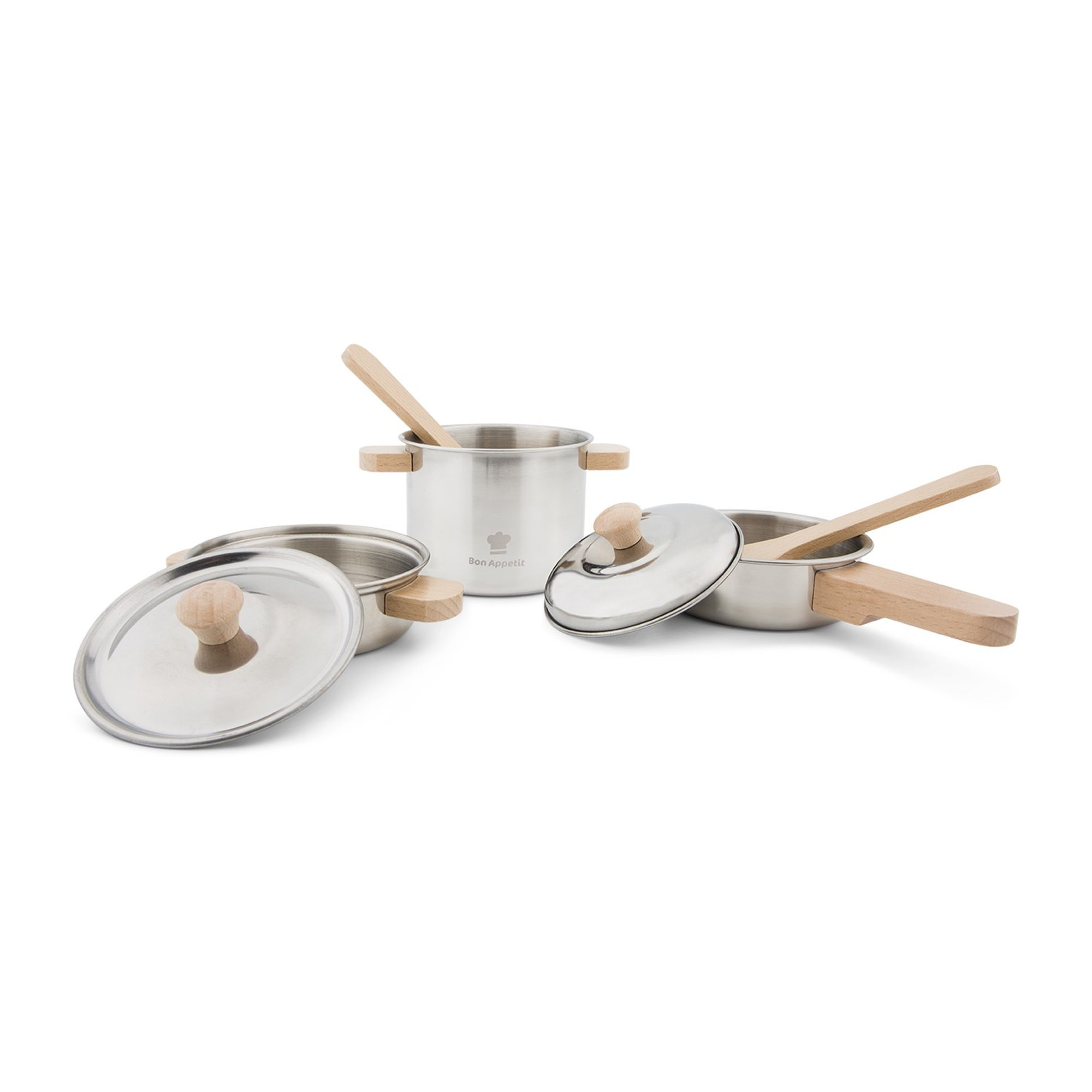 Batterie de cuisine en métal – 7 pièces dès 2 ans – Image 2
