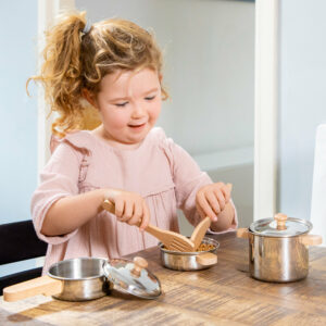 Batterie de cuisine en métal – 7 pièces dès 2 ans – Image 4