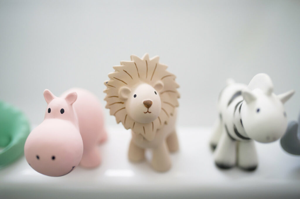 hippopotame, jeux de bain bébé