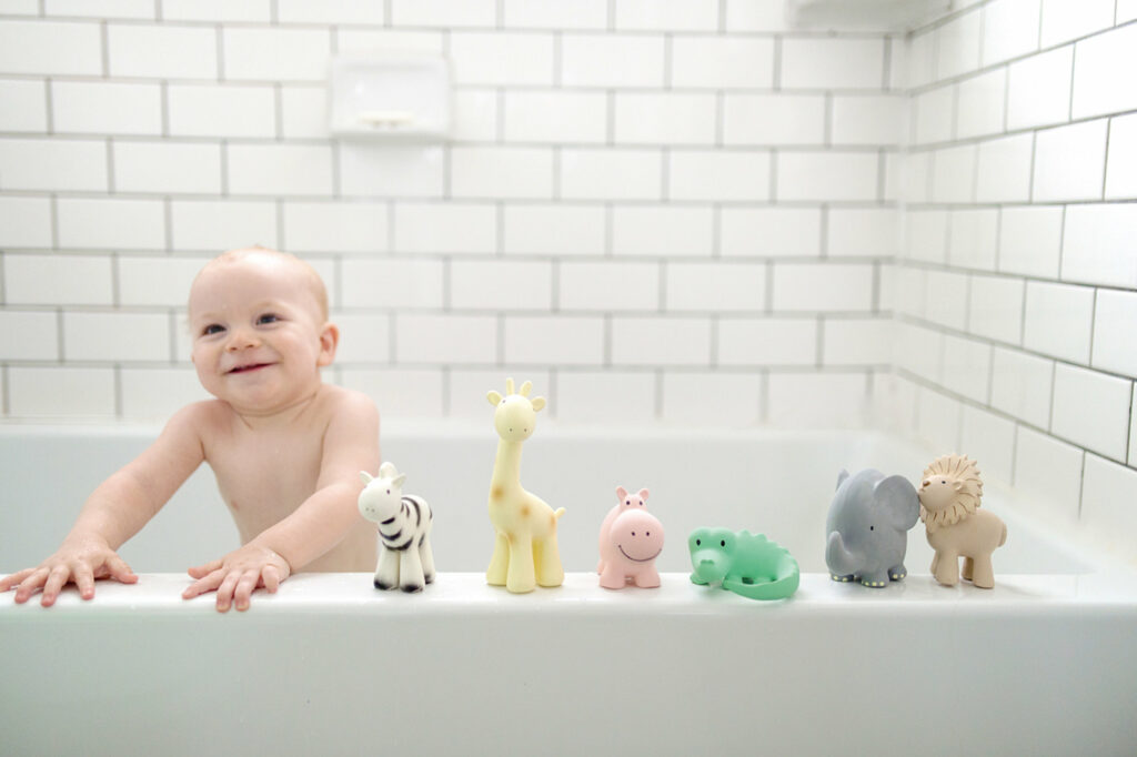 hippopotame, jeux de bain bébé
