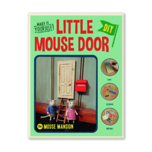Porte de souris et boite aux lettres, à monter et à colorier – Image 3