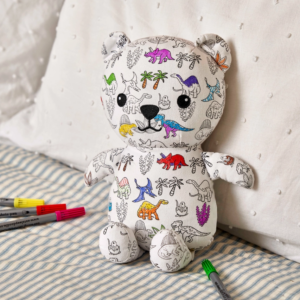 Ours en Peluche à Colorier - Dino