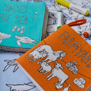 Livre de coloriage en tissu La Ferme – Lavable et réutilisable dès 1 an – Image 5