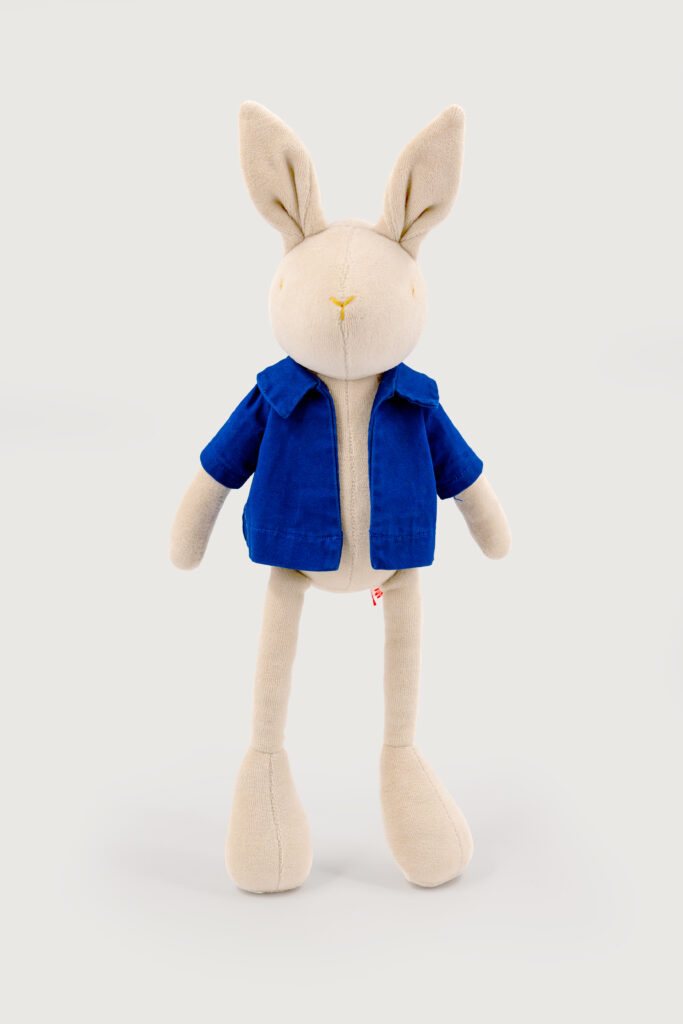 La veste bleue pour peluches Adada de taille M/L