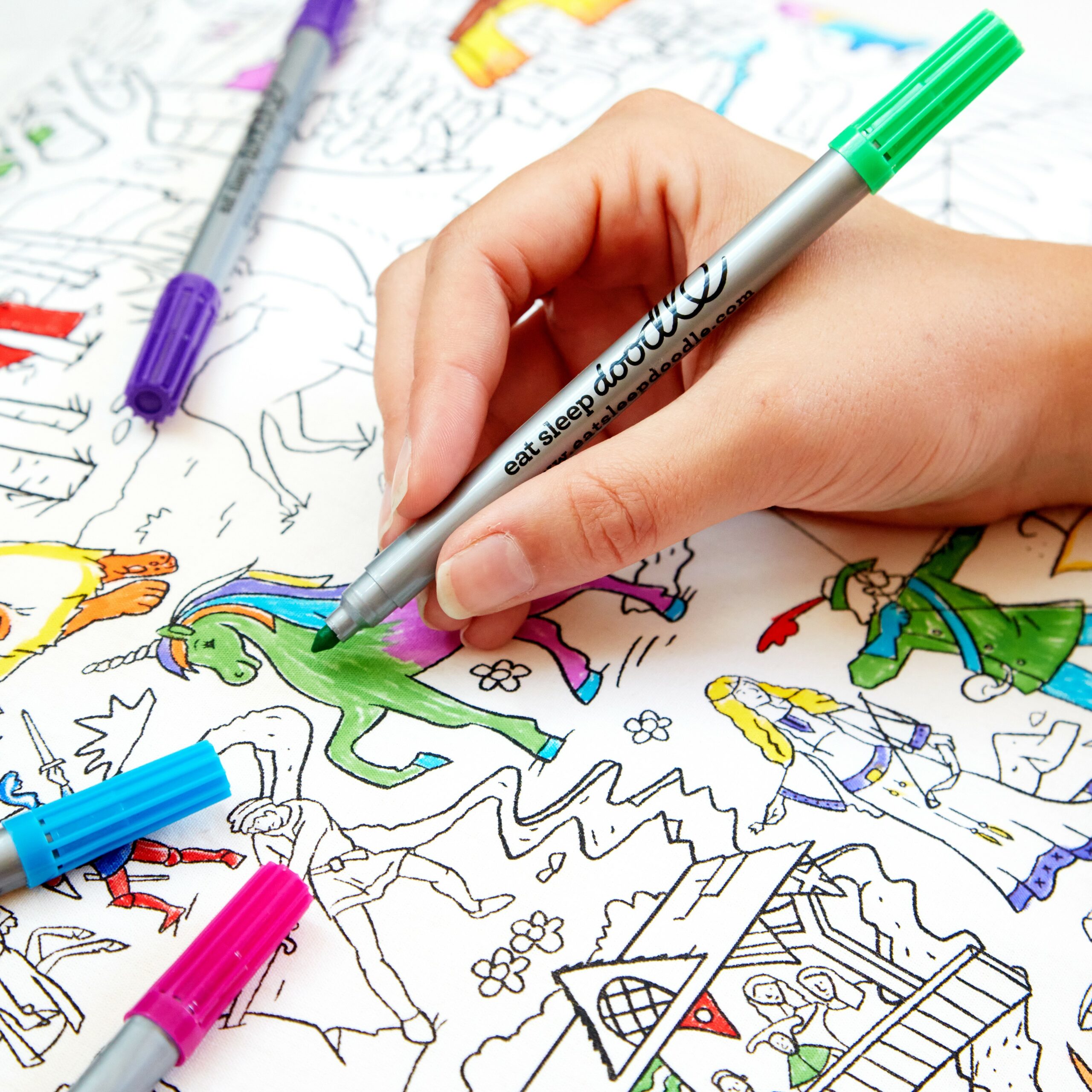Taie d'oreiller à personnaliser à colorier, Fée – Image 5