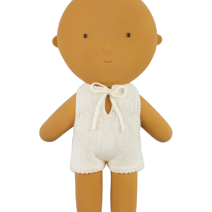 Gommu Baby Coco – Poupon en caoutchouc naturel 31 cm, couleur Pêche – Image 2