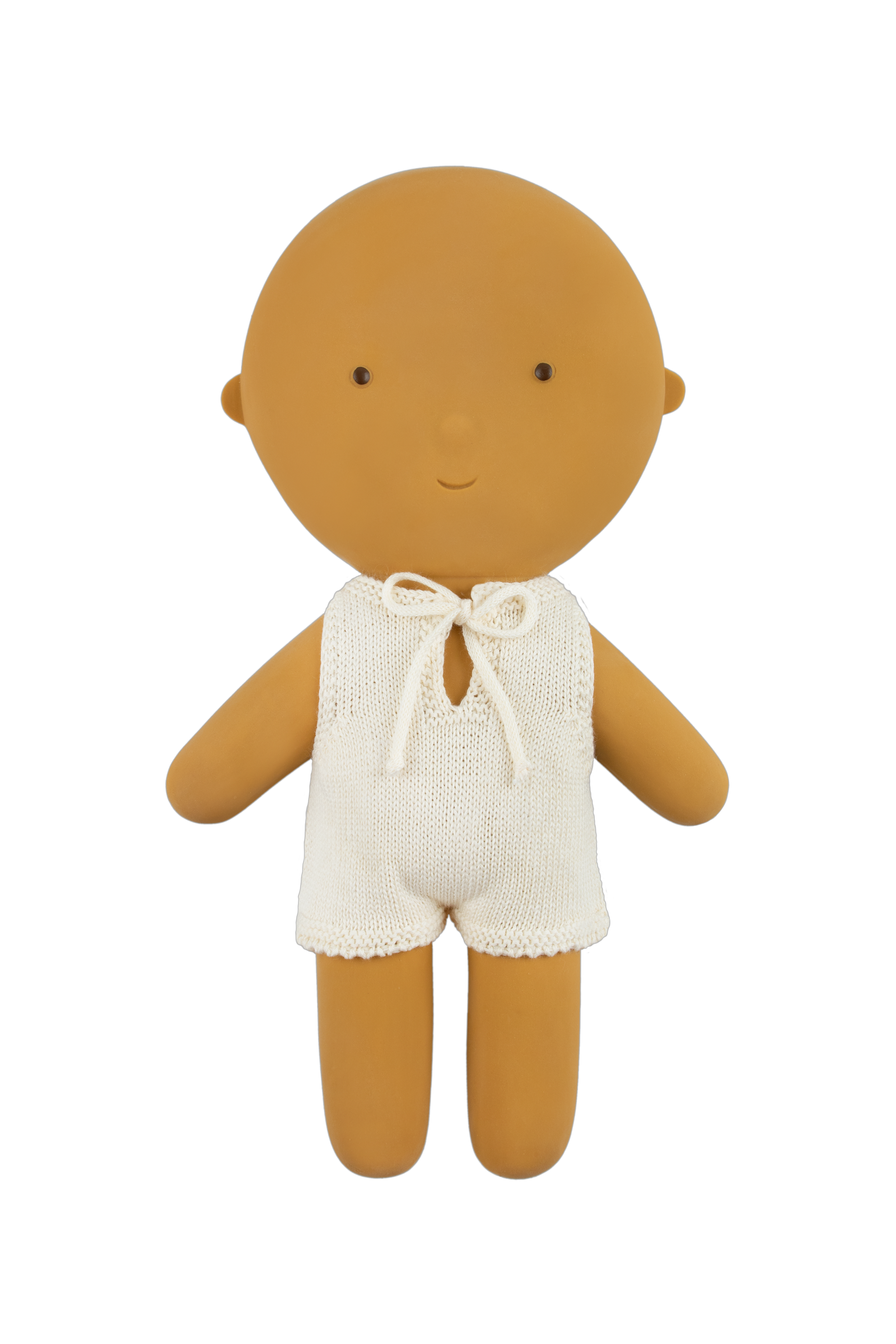 Gommu Baby Coco – Poupon en caoutchouc naturel 31 cm, couleur Pêche – Image 2