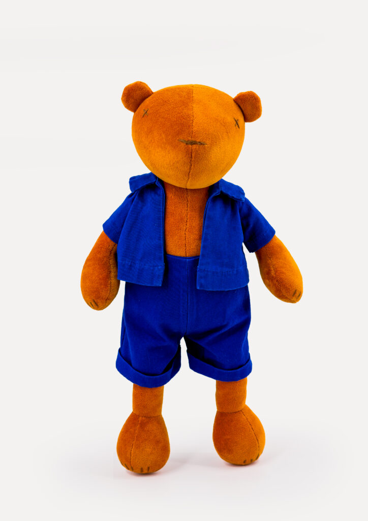 Le pantalon bleu pour peluches Adada de taille L