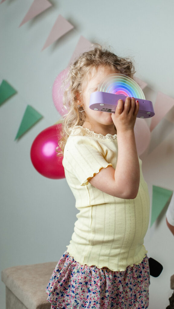 Lampe dansante Rainbow - Lila