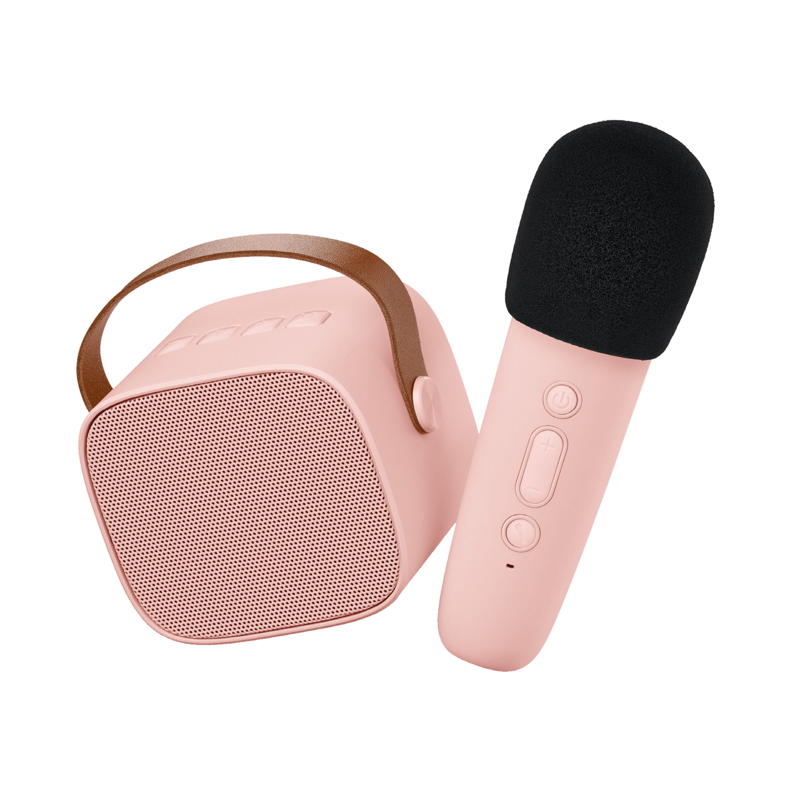 Karaoké Enceinte et Micro sans fil Rose – Image 1
