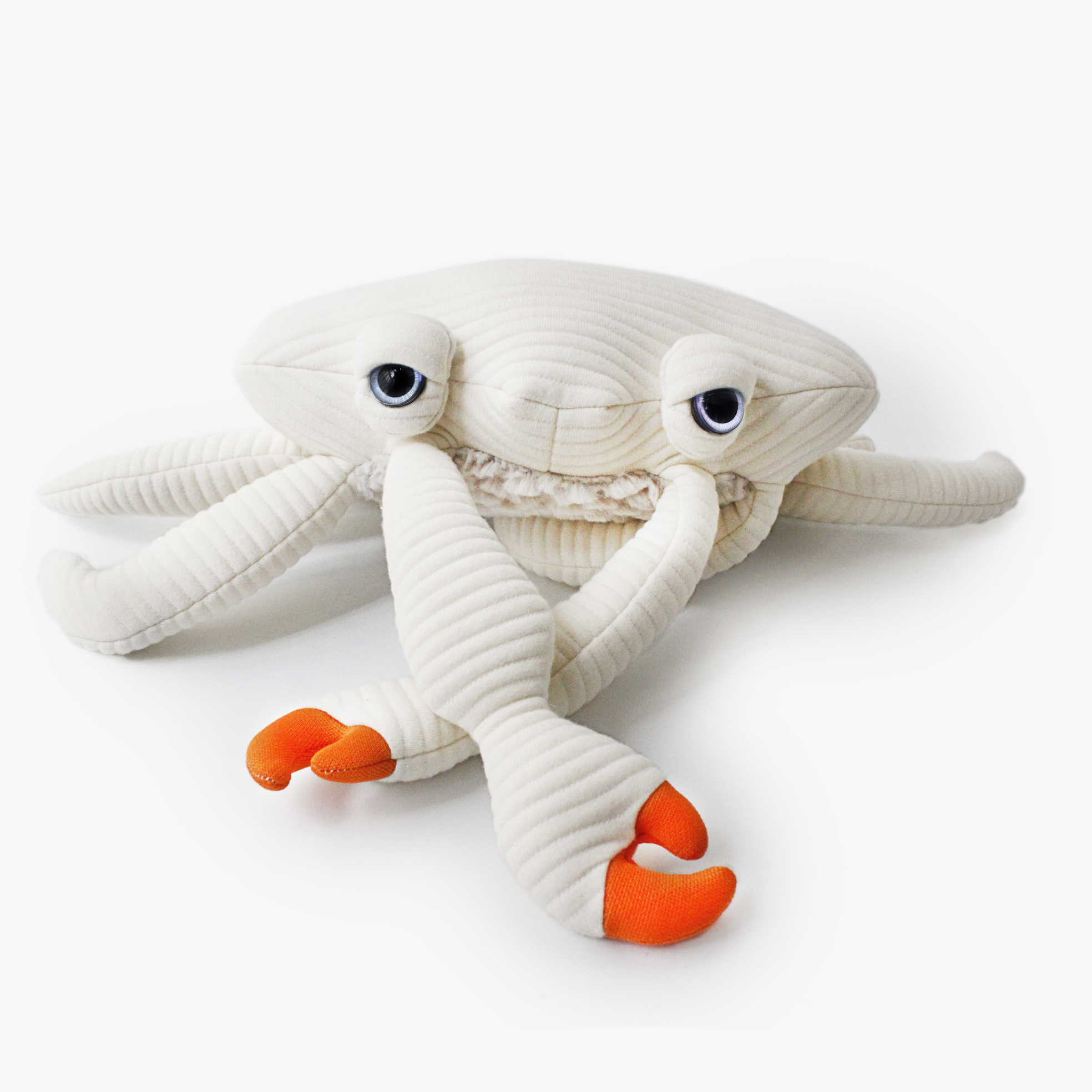 Mini crabe - Peluche en tissus cousue main – Image 3