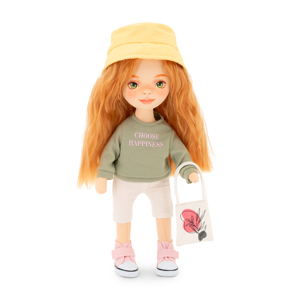 Poupon Tina en pull vert, 35cm