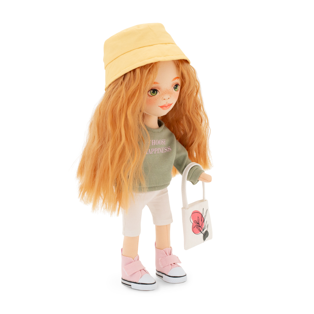 Poupon Tina en pull vert, 35cm