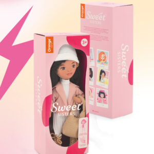 Poupon Tina en veste rose, 35cm – Image 9