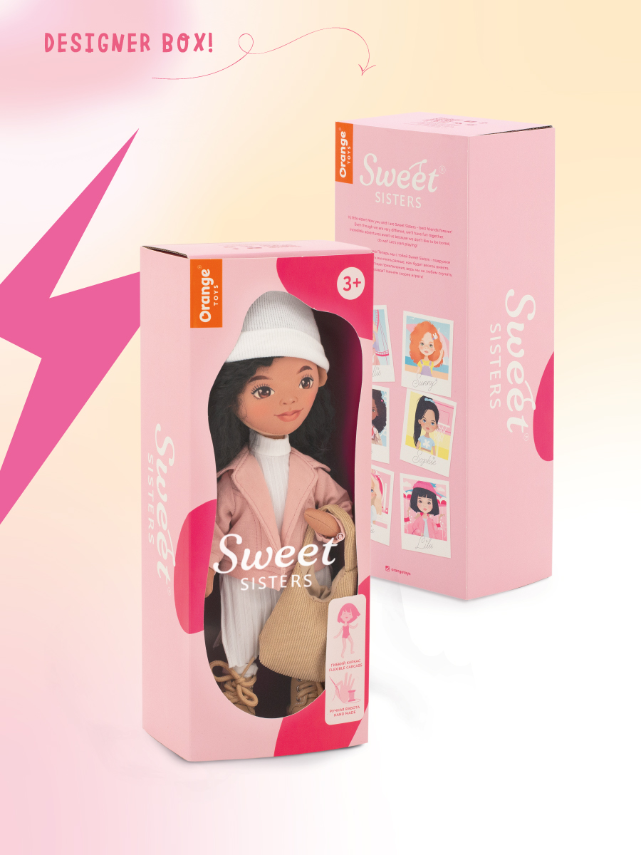 Poupon Tina en veste rose, 35cm – Image 9