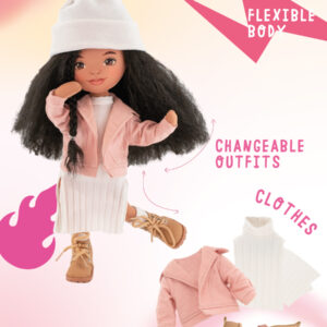 Poupon Tina en veste rose, 35cm – Image 8