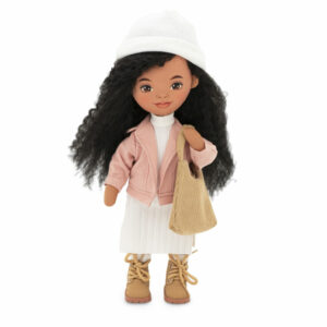 Poupon Tina en veste rose, 35cm – Image 1
