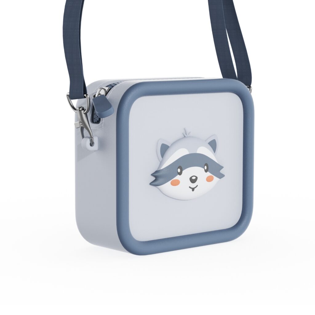 Sacoche en silicone Raccoon, protége vos appareils