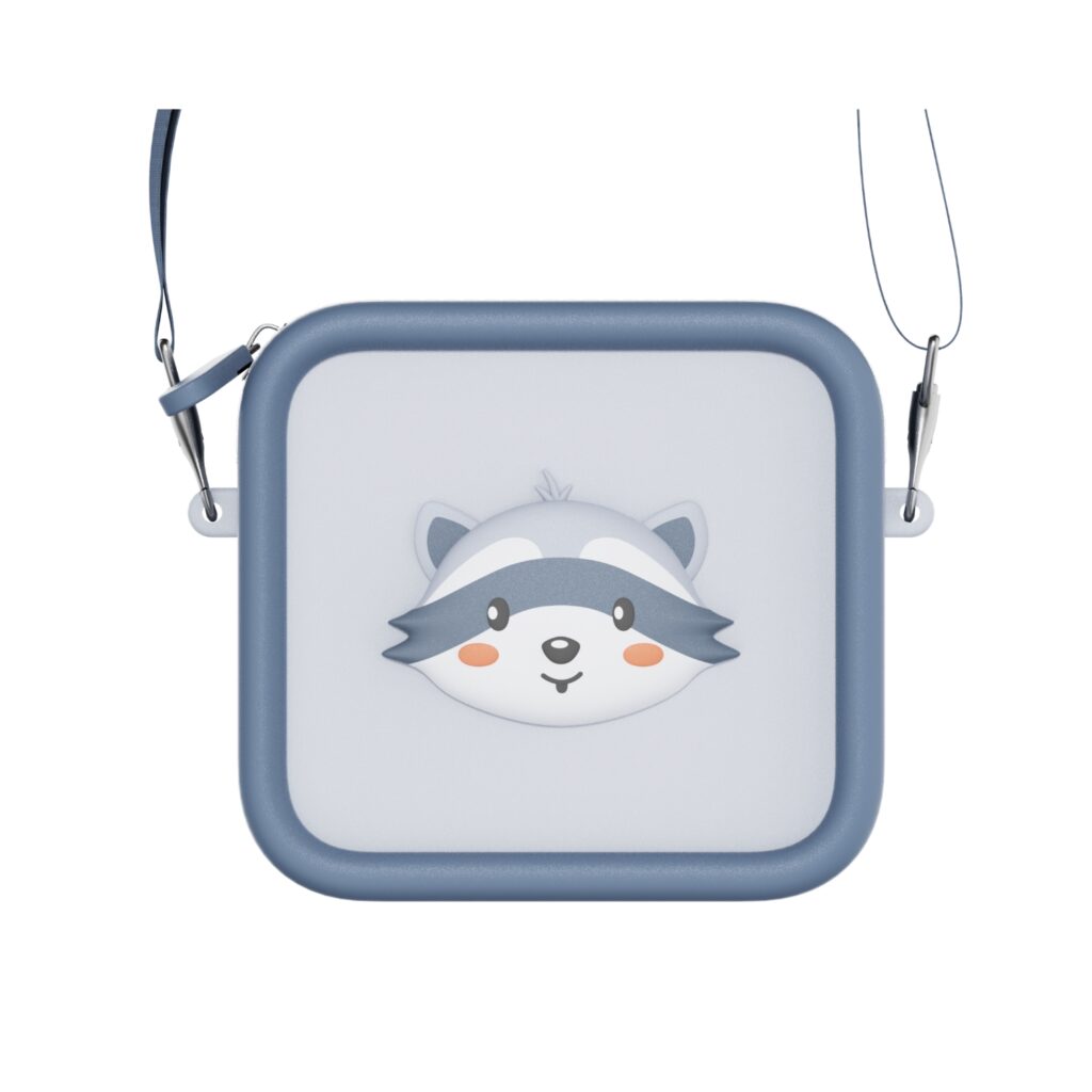 Sacoche en silicone Raccoon, protége vos appareils