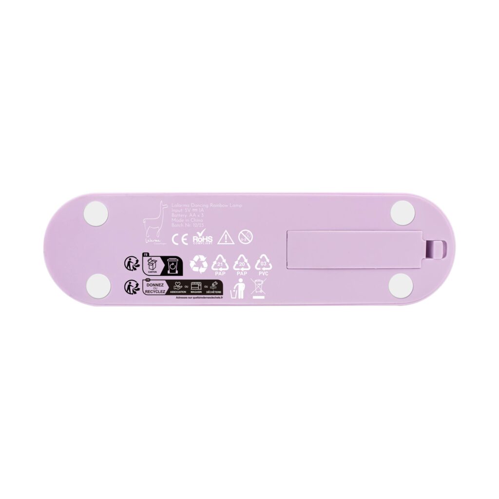 Lampe dansante Rainbow - Lila