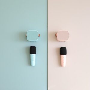 Karaoké Enceinte et Micro sans fil Bleue – Image 6