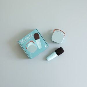 Karaoké Enceinte et Micro sans fil Bleue – Image 5