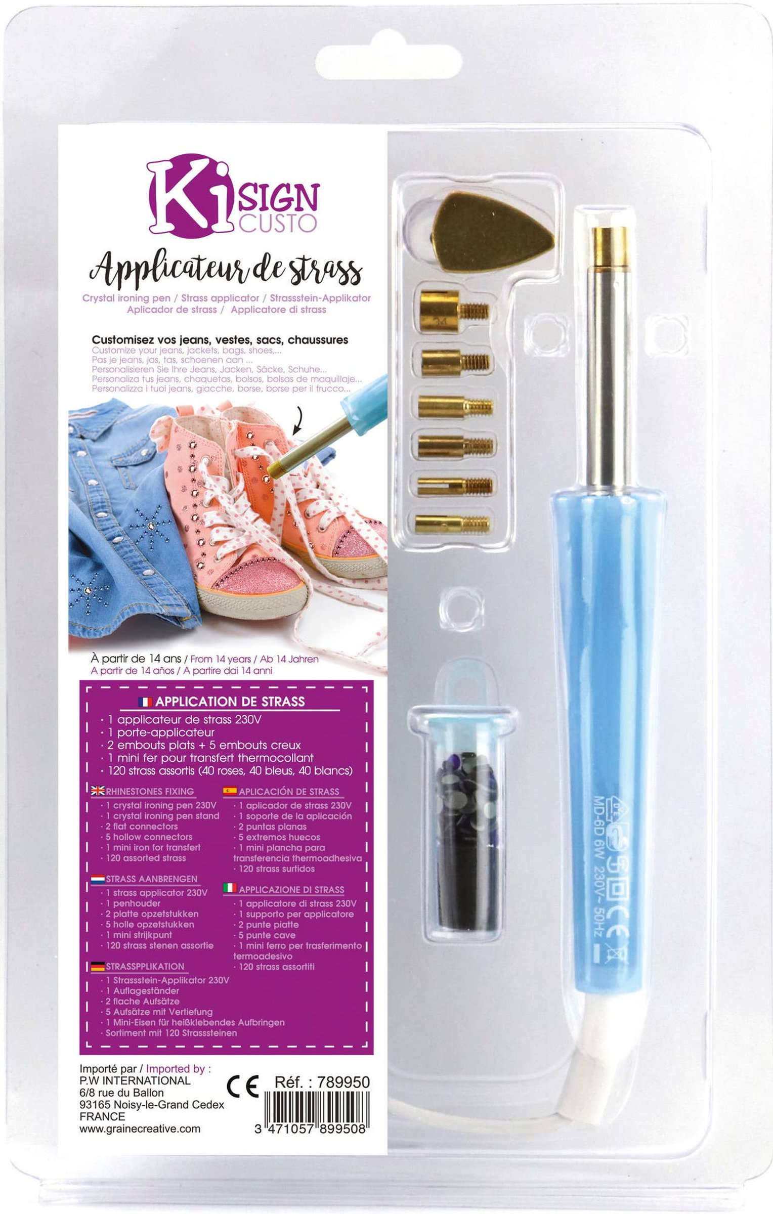 Applicateur de strass sous blister – Image 1