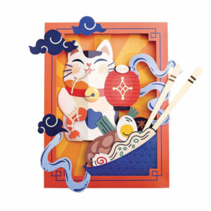 Carte 3D papier Ramen – Image 4