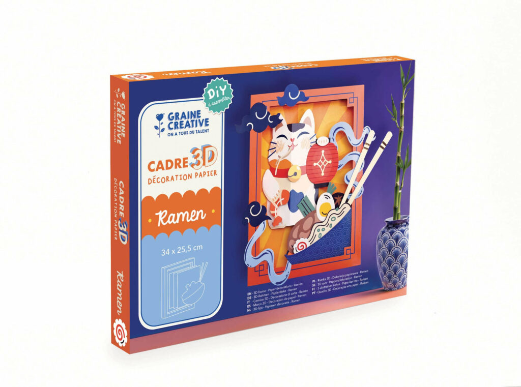 Carte 3D papier Ramen