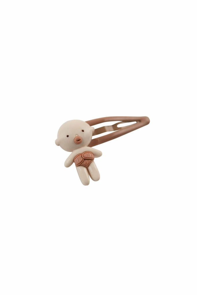 Barrettes Gommu Beige