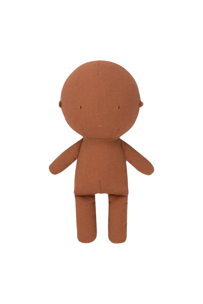 GOMMU BABY SOFT Vanilla – Poupée souple en lin, 32cm
