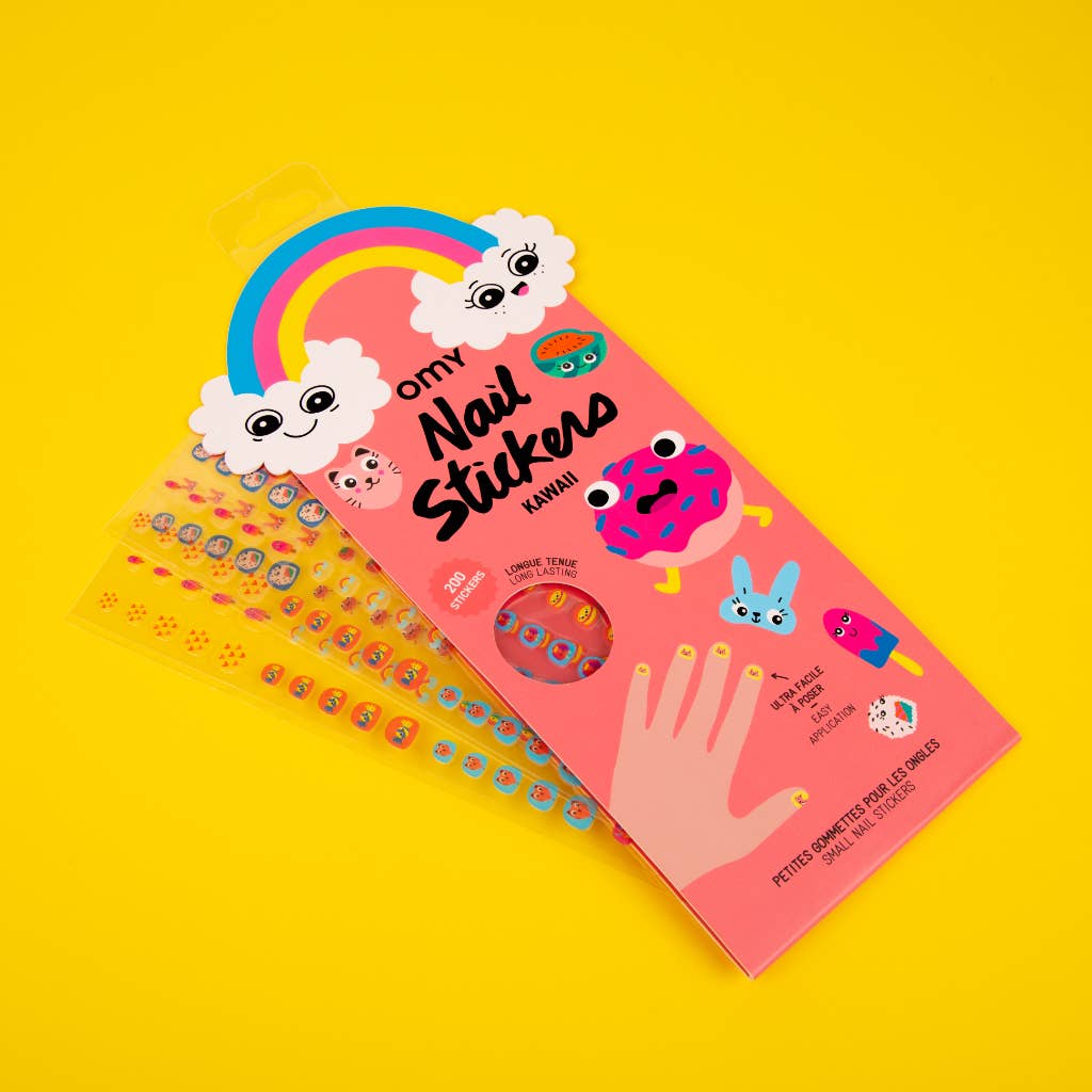 200 Stickers pour ongles - Kawai nails